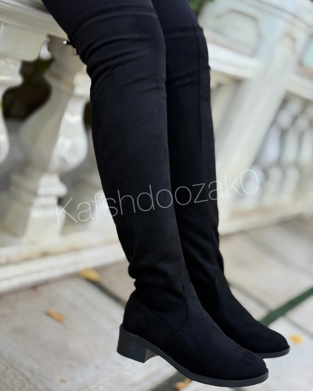 بوت جورابی بالا زانو سوئیت