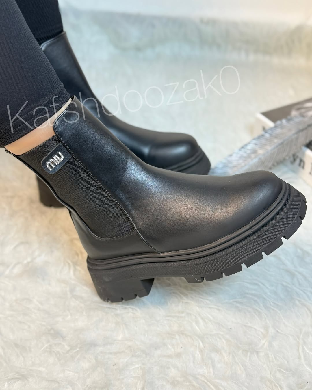 بوت میو کار اصلی تولید باغ سپهسالار سایز ۳۷ تا ۴۰ رنگ مشکی